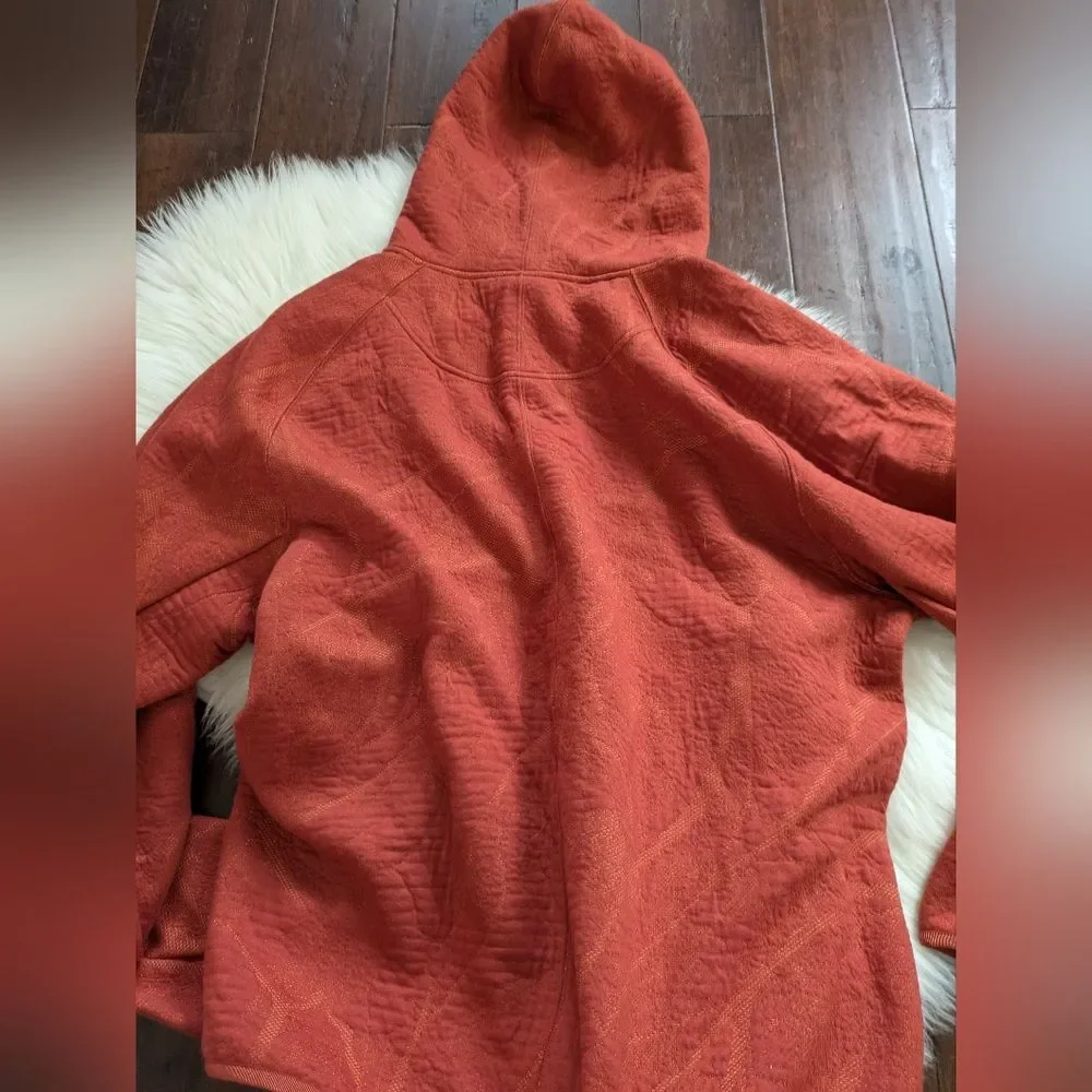 Nike Tech Pack Sportswear Therma-Fit ADV Hoodie Rust Orange Hooded Pullover